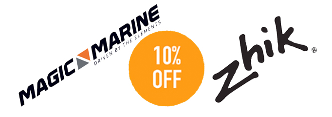 Extra discount off of Magic Marine and Zhik