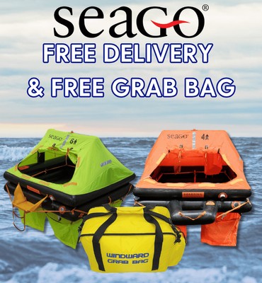 Seago Liferaft Offer Free Delivery Free Grab Bag