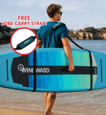 Buy a Windward Paddle Board and receive a free Jobe Carry Strap worth £12.95