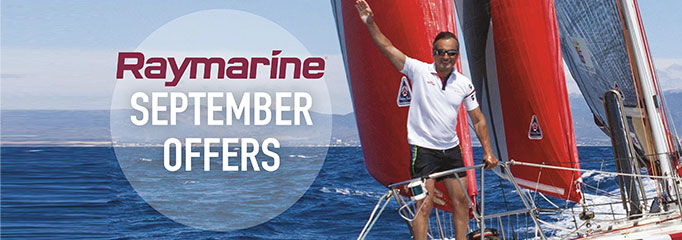 <br>SAVE up to £630 with Raymarine in September
