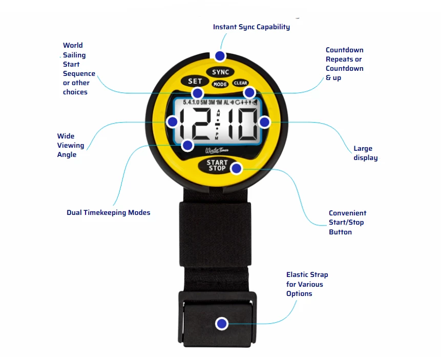 Windie Race Timer Watch Elements