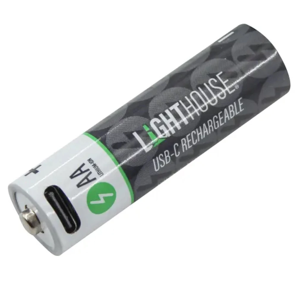 AA USB-C Rechargeable Li-ion Battery - 4 Pack