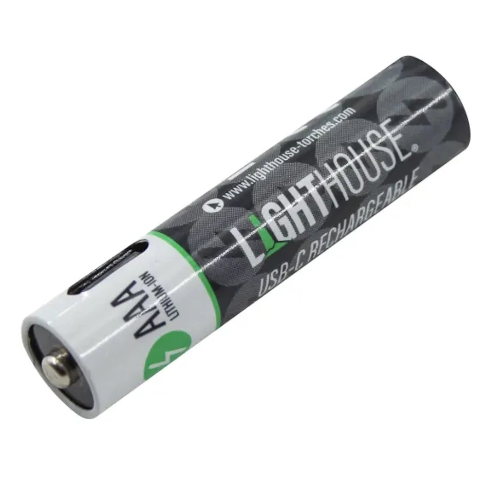 AAA USB-C Rechargeable Li-ion Battery - 4 Pack