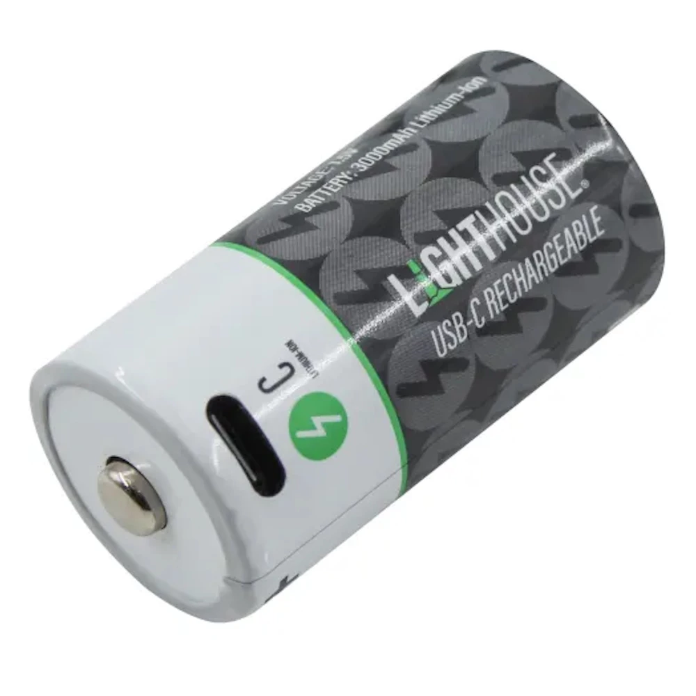 C USB-C Rechargeable Li-ion Battery - 2 Pack