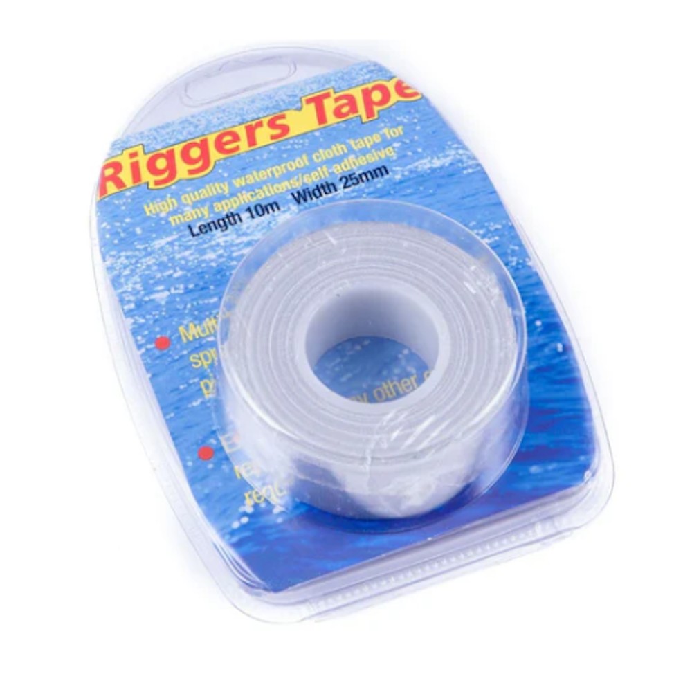 Riggers Tape White 10m x 25mm