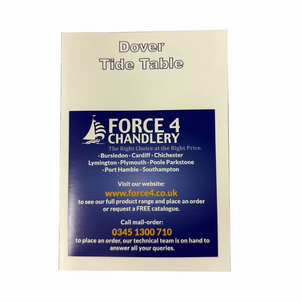 Force 4 Tide Tables - DOVER