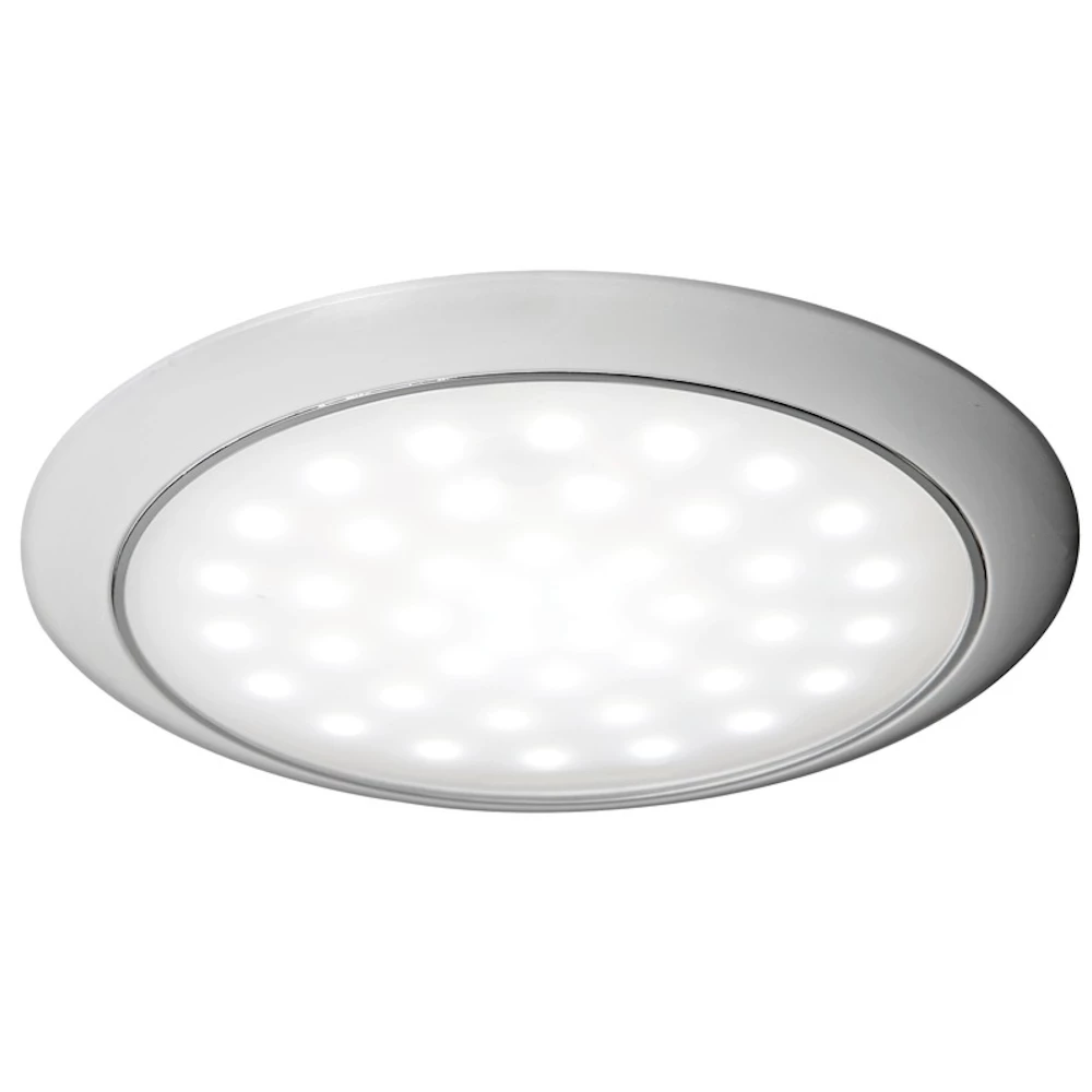Ultra-Flat LED Ceiling Light with Touch Switch - White