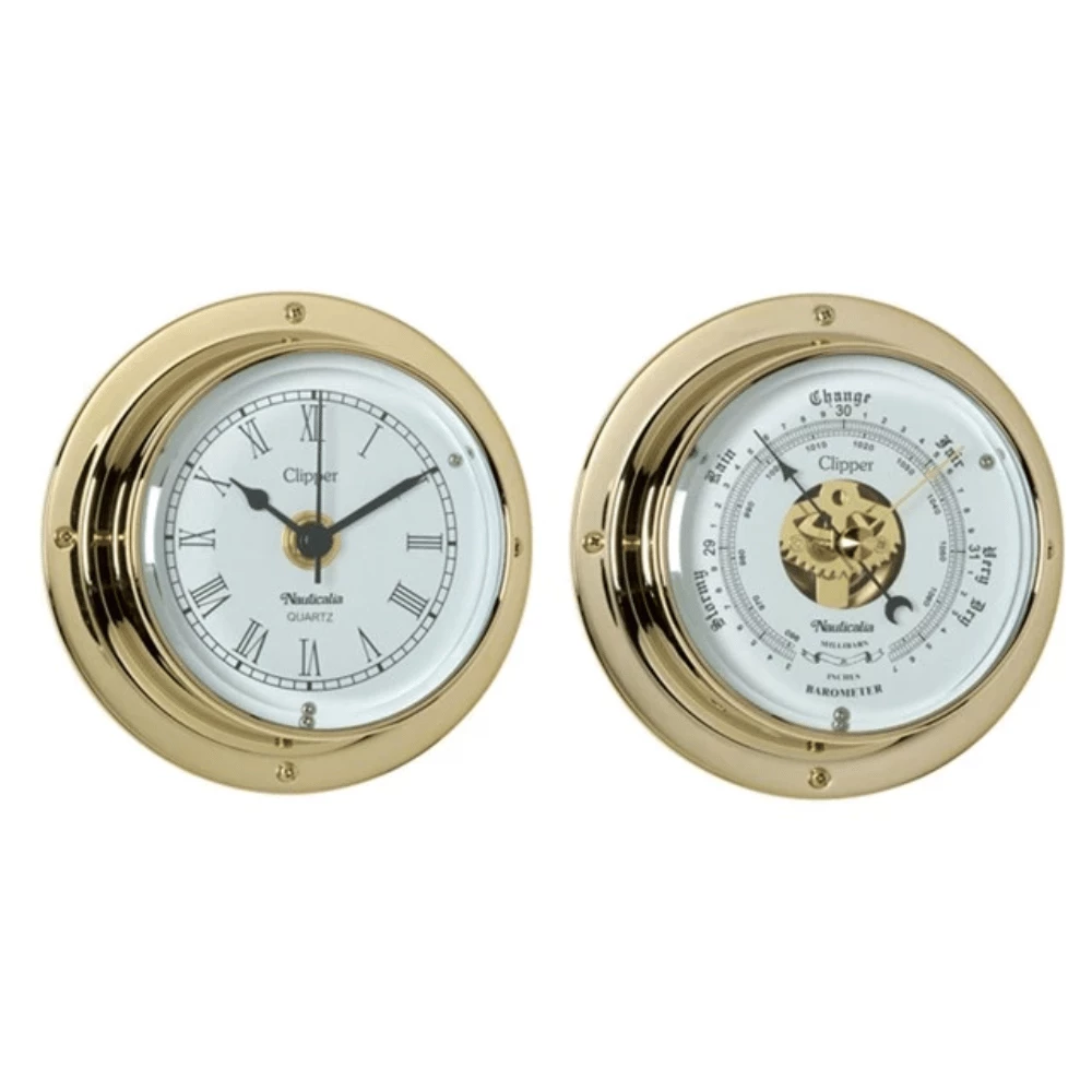 Clipper Brass 3 inch Barometer