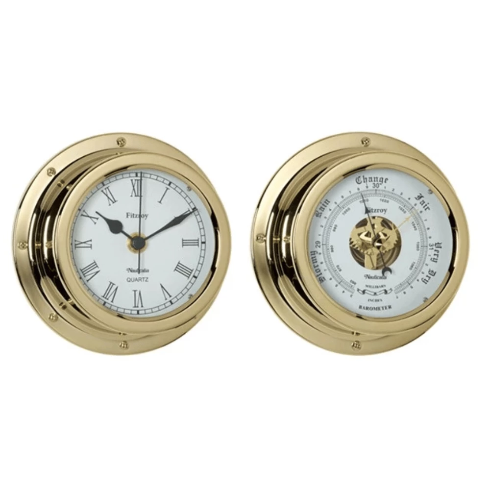 Fitzroy Brass 4 1/2 inch Clock or Barometer