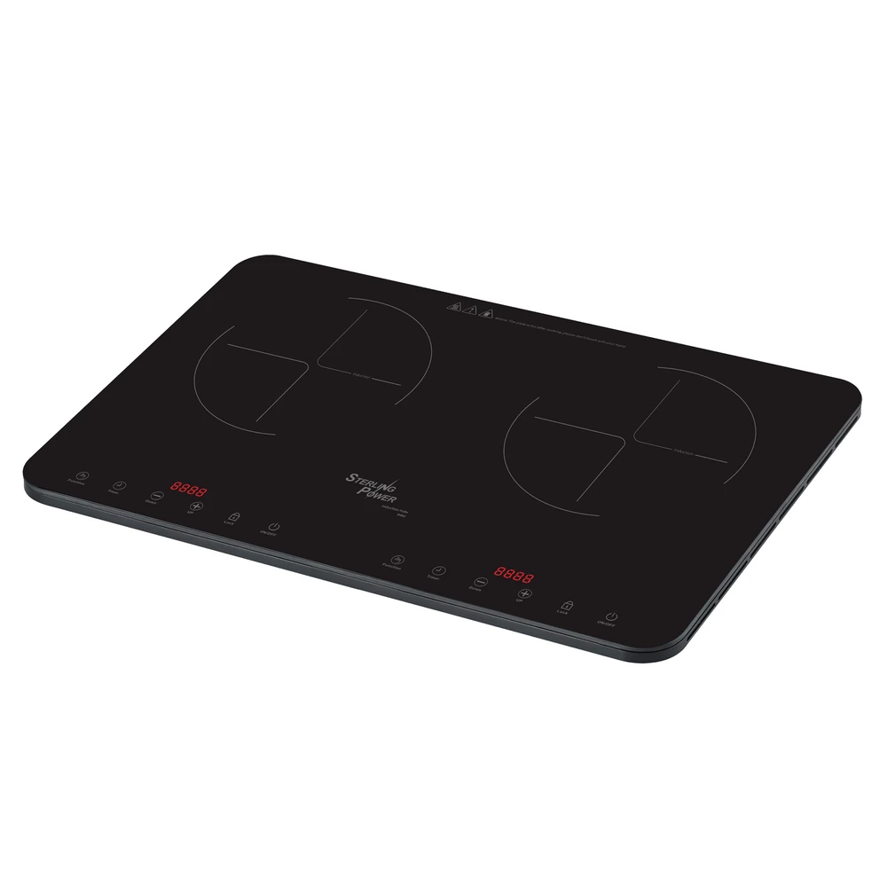Portable Slim Double Induction Hob 240v