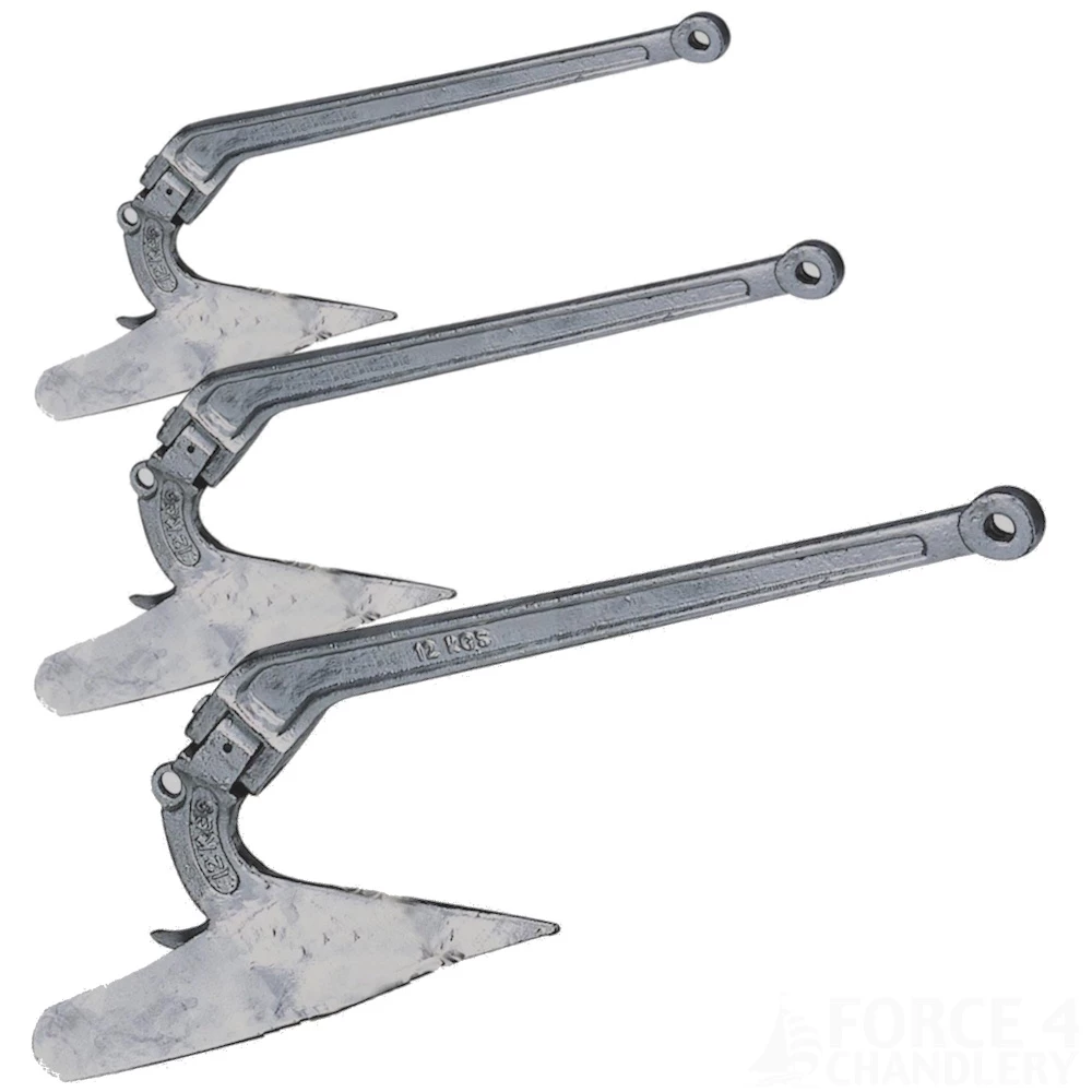 Plough Anchor Galvanised Steel