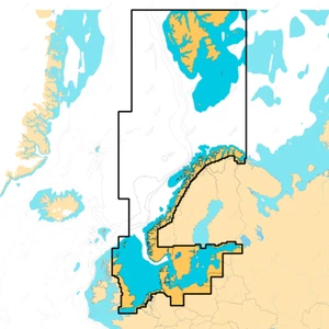 C-Map Discover X North & Central Europe Electronic Chart For B&G Zeus S and SIMRAD NSX