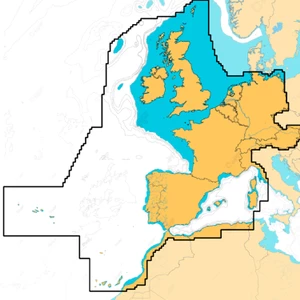 C-Map Discover X Central, West & South Europe Electronic Chart For B&G Zeus S and SIMRAD NSX