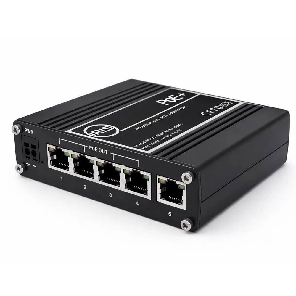 4 Port Power over Ethernet (PoE) Switch 