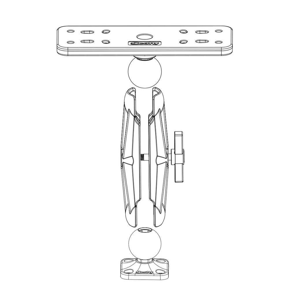  166 1.5" Ball System Base