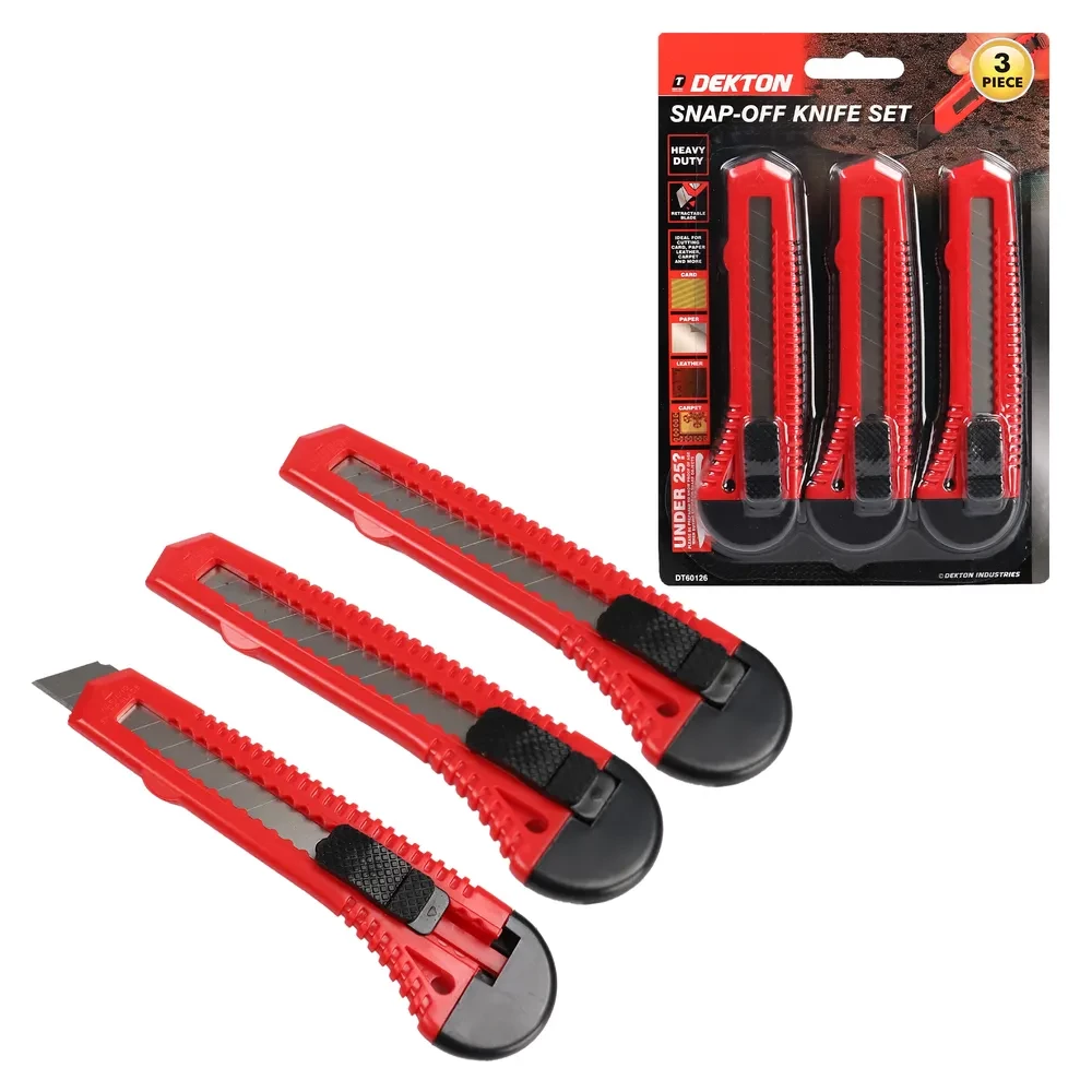 Snap Off Knife - 3 Pack