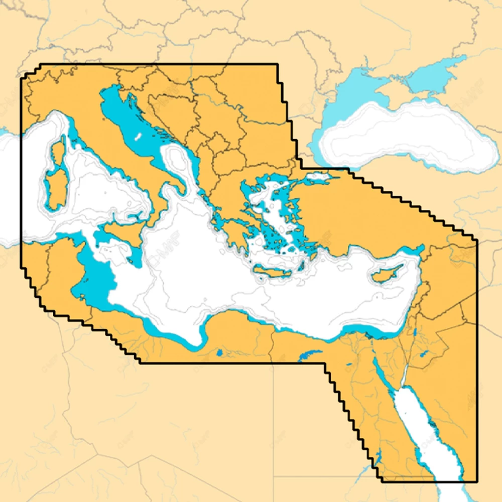 Reveal X East Mediterranean Electronic Chart For B&G Zeus S and SIMRAD NSX