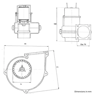 Osculati Bilge Blower Centrifugal 