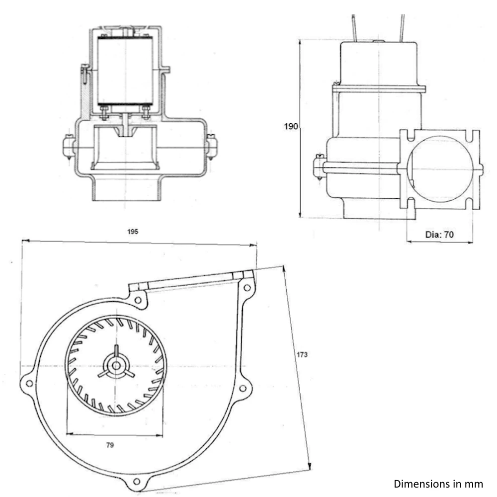Bilge Blower Centrifugal