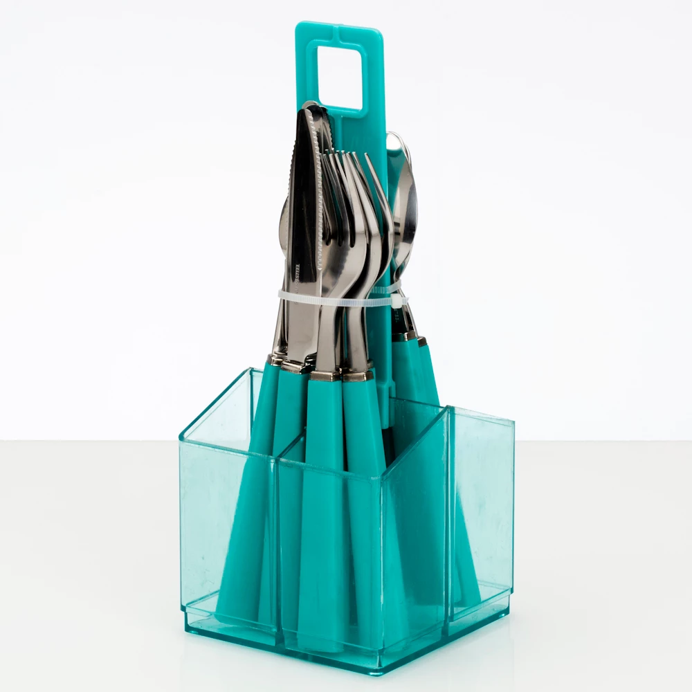 Cutlery Set in Holder - 16 Piece