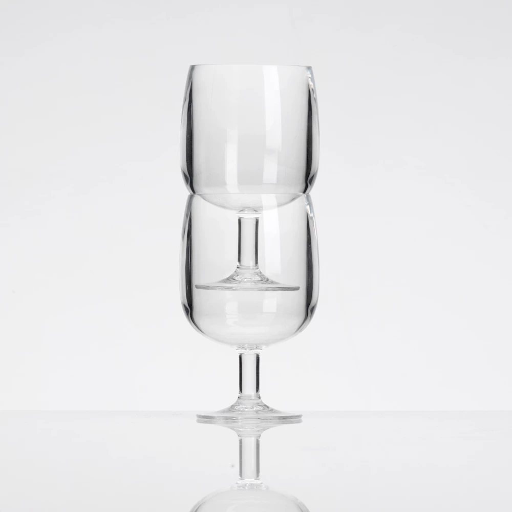Stackable Wine Glasses - 2 Pack