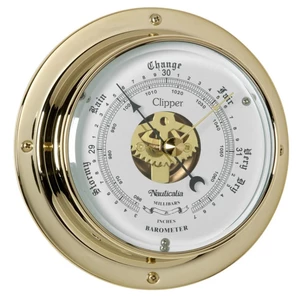 Nauticalia Clipper Brass 3 inch Barometer 