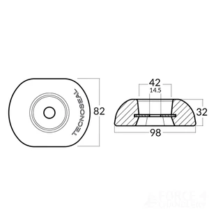 Tecnoseal Zinc Disc Anode 4