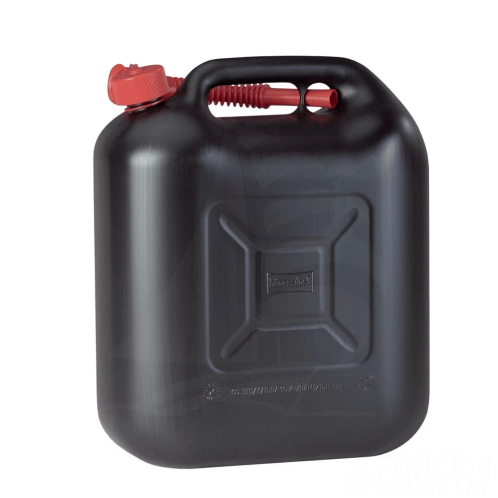 Force 4 20 Litre Black Diesel Jerry Can with Spout 