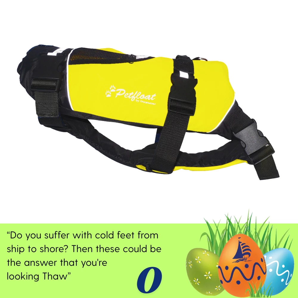 Petfloat Dog Life Jacket - Yellow/Black
