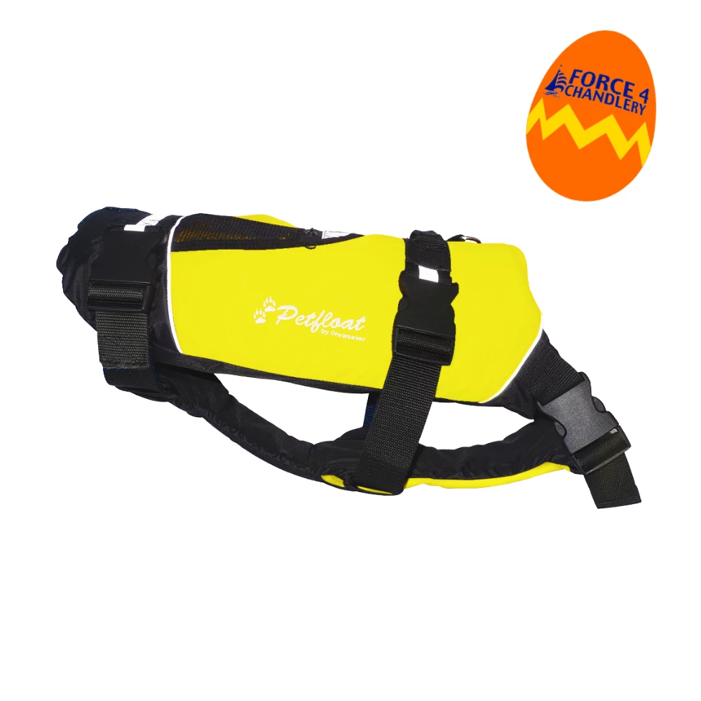 Petfloat Dog Life Jacket - Yellow/Black