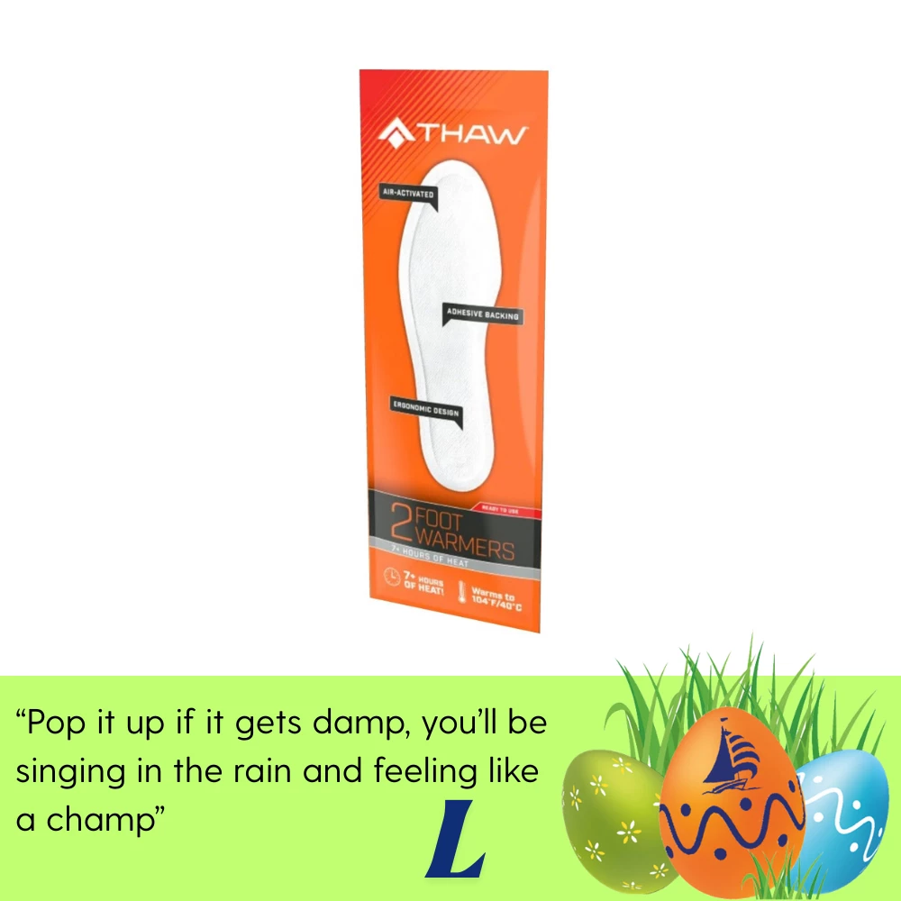 2Pk Disposable Foot Warmer Sizes 5-11