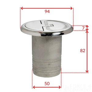Osculati Quick Lock Diesel Deck Filler 50 mm 