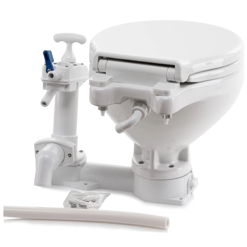 Manual Sea Toilet - Regular Bowl with Soft Close Lid
