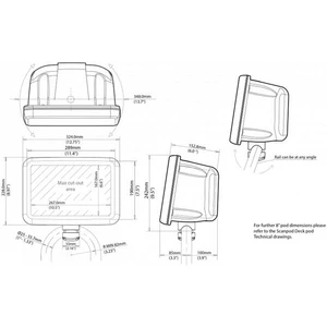 Scanstrut SPR-8-RM Rail Pod 
