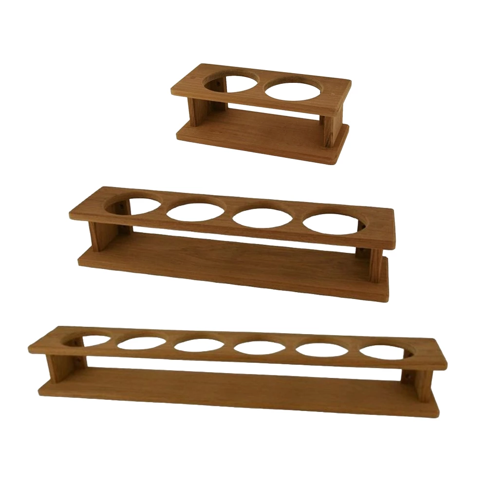 Teak Glass Holder