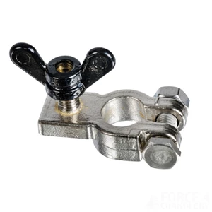 Force 4 Battery Terminals with M8 Stud & Wing Nuts (Pair) 