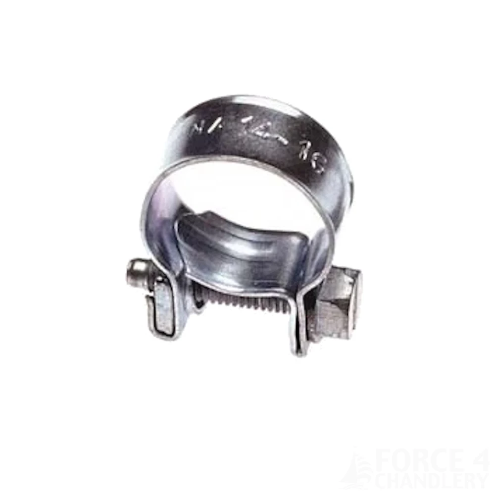 JCS Mini Zinc Plated Hose Clip 