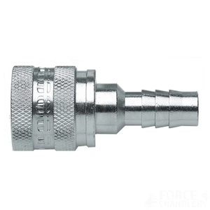 Moeller Suzuki Connector - Female (Small), 3/8” Barb, Chromed Brass 