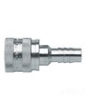 Suzuki Connector - Female (Small), 3/8&rdquo; Barb, Chromed Brass