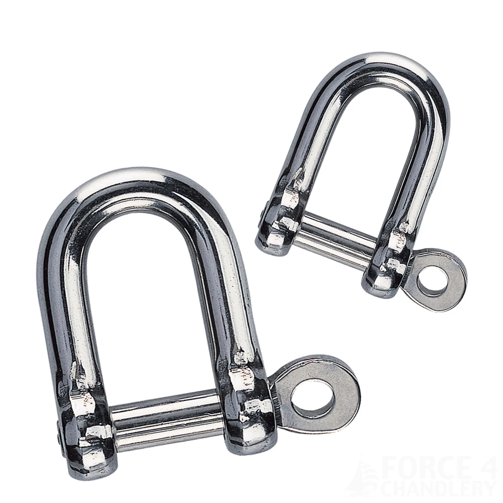 Stainless Steel D Shackle - 1 Pack