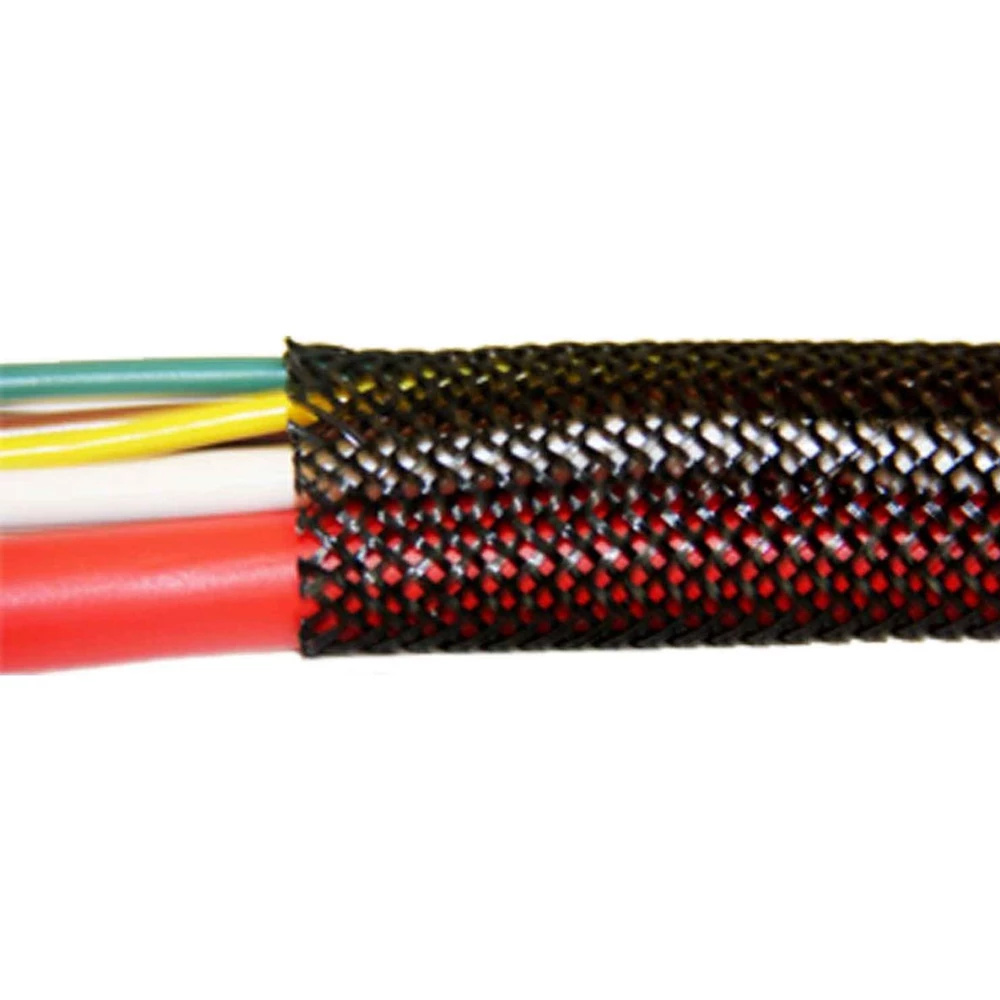 Black Braided Wire Sleeving