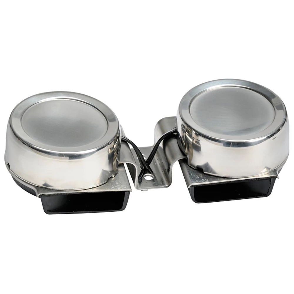 Compact Stainless Steel 2-Tone Horn