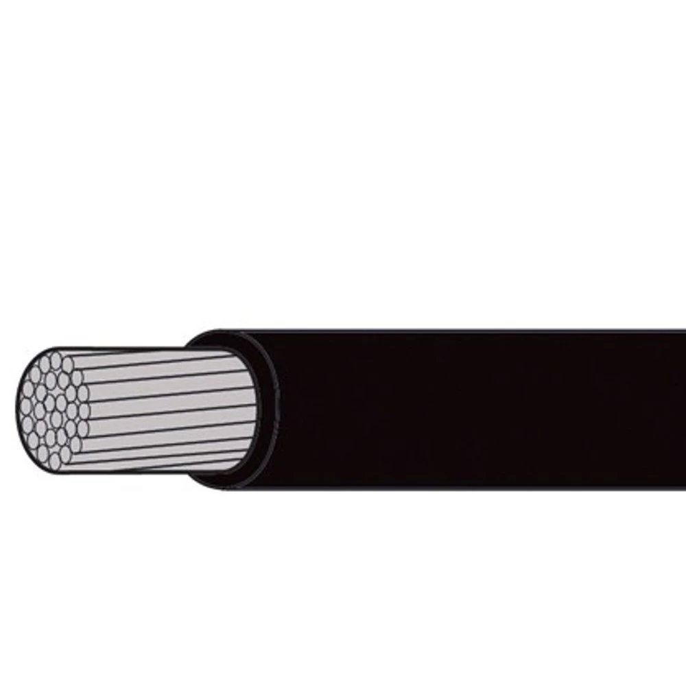 Force 4 6.0sq.mm Tinned Cable Black (per m) 