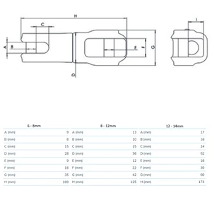 Wichard Stainless Steel Anchor Swivel
