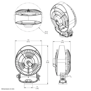 Caframo Bora II 12/24V Fan