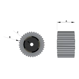 Force 4 Non-Marking Boat Trailer Wobble Rollers 