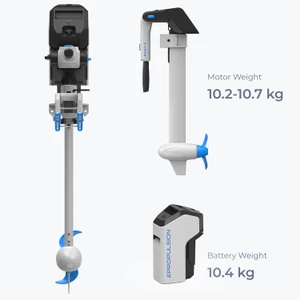ePropulsion Spirit 2 Extra Short Shaft Electric Outboard Package