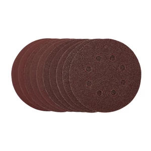 Draper Hook & Loop Sanding Discs - 125mm - Assorted Grit - 10 Pack 