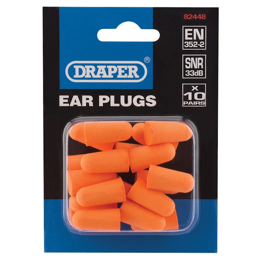 Ear Plugs - 10 Pairs
