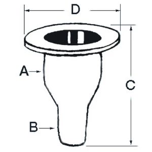 Osculati Skin Fitting with Hose Tail 
